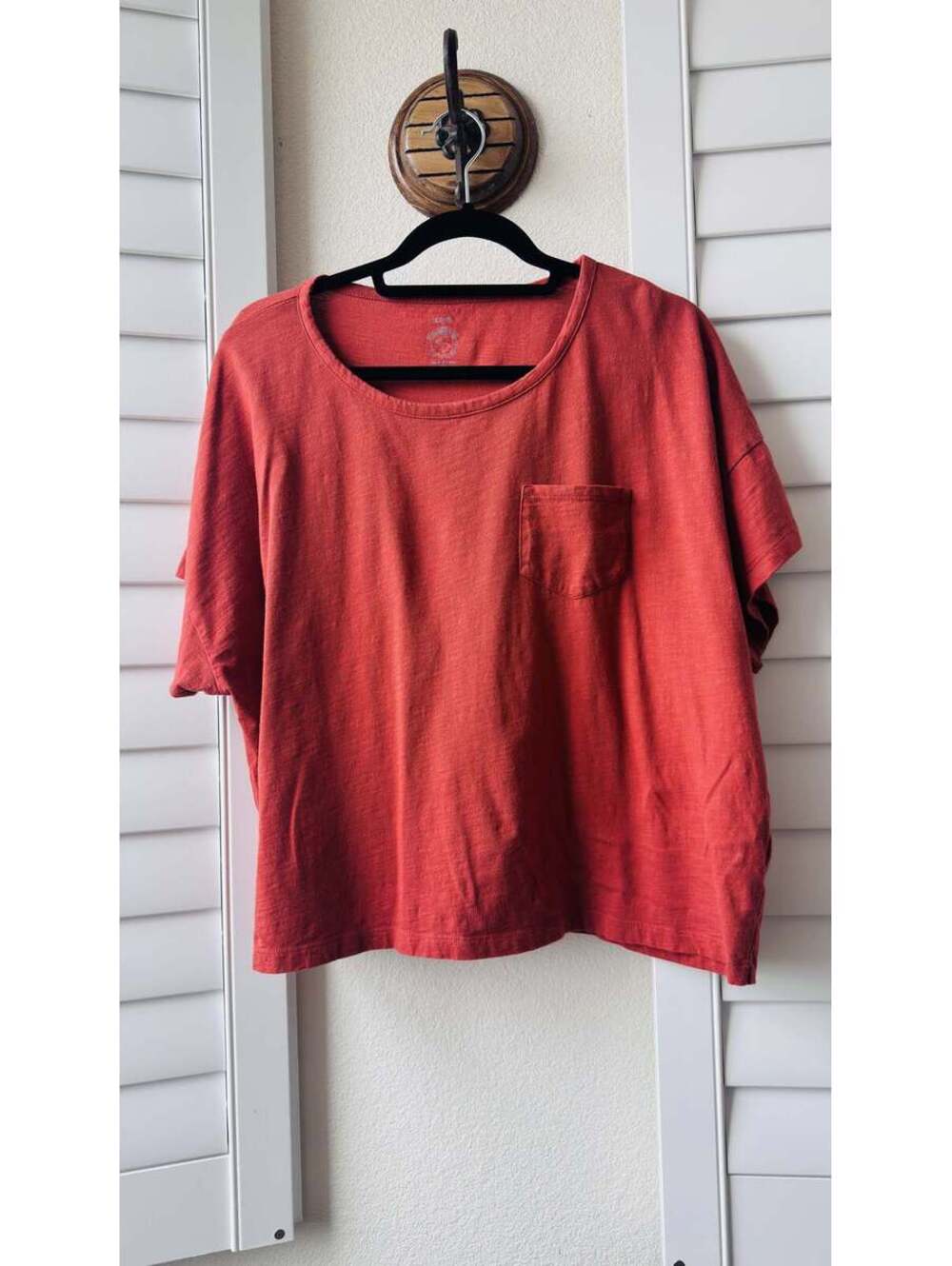 J.Crew Organic Cotton Pocket T-Shirt Size 2X